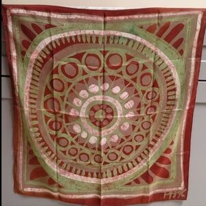 Max Signed OOAK Hand Silk-Screened Scarf